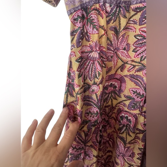 Lola Australia Pacific Boho Belted Midi Dress Size L - Picture 5 of 15